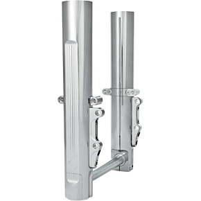 Performance Machine Pm Lower Fork Leg Kit - Dual Disc - Chrome - '14-'20 FL 0208-2096-CH