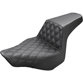 Saddlemen Step Up Seat - Driver Lattice Stitched - FXSB