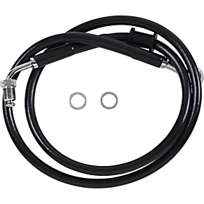 Brake Line - +10" - Black - '18-'22 Softail 1741-5799