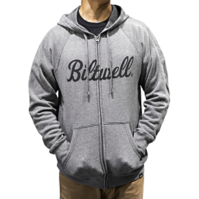 Script Zip-Up Raglan Hoodie - Heather Gray - Small 8126-083-002
