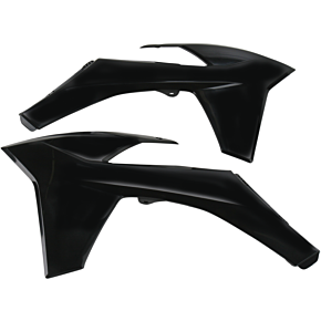 Acerbis Radiator Shrouds - KTM - Black