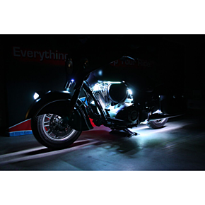Custom Dynamics Wheel Light - Indian - White M2WK1-IND-WHITE