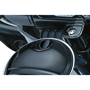 Kuryakyn Push-Button Fuel Door Latch - Black