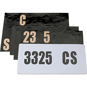 Moose Racing License Plate Decal Kit