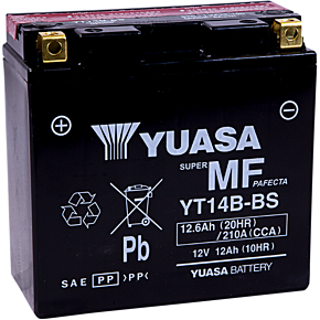 Yuasa AGM Battery - YT14B-BS .60 L YUAM624B4
