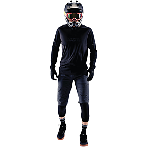 Ridecamp Jersey - Long-Sleeve - Black/Charcoal - Small 40028-00000
