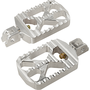 Bear Claw Footpegs - Silver - Harley-Davidson 08-646-6