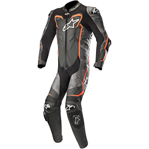 Alpinestars GP Plus Camo 1-Piece Leather Suit - Black/Charcoal/Red - 58
