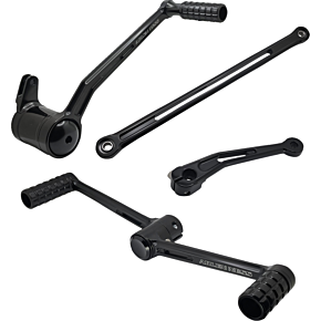 Deep Cut Foot Control Kit w/ Heel/Toe Shifter - Black 420-106