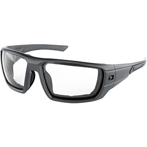 Bobster Mission Sunglasses - Matte Gunmetal - Clear