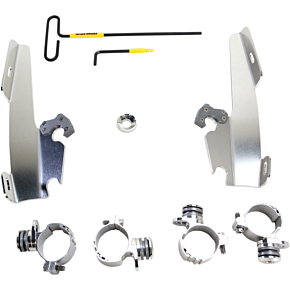 Memphis Shades Batwing - Mounting Kit - Polished - XL MEK1999