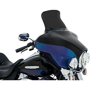 Memphis Shades Spoiler Windshield - 9" - Dark Black Smoke - FLH '96-'13 MEP84510