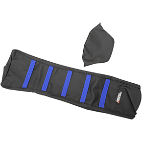 Moose Racing Ribbed Seat Cover - Blue - Yamaha