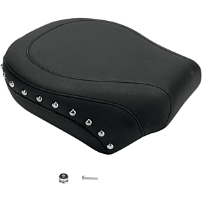 Mustang Wide Rear Seat - Studded - Black - Softail 76243