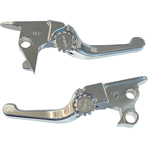 Powerstands Racing Lever Set - Anthem - Shorty - Chrome 12-01656-20