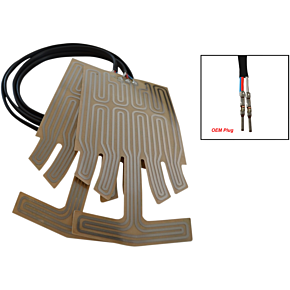 Race Shop Inc Grip Heater - Extended - 2-Wire Terminal - Ski Doo GH-18