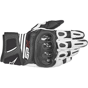 Alpinestars SPX AC V2 Gloves - Black/White - Medium