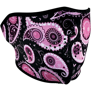 Half Mask - Purple Paisely WNFM162H
