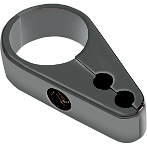 Cable Clamp - Dual Throttle - Die-Cast - 1-1/4" Frame - Black 0658-0076