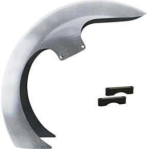 DEI Front Fender - 26" Wheel - With Black Adapters DEI26-13E-B