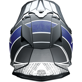 Youth F.I. Helmet - Fractal - MIPS® - Matte Black/Blue - Large 0111-1513