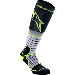 MX Pro Socks - Black/Gray/Yellow - Large 4701524-175-L
