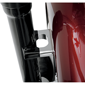 Klock Werks Hugger Front Fender Mounting Blocks - For 21" Wheels - Chrome KW05-02-0106-C