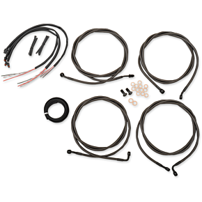 La Choppers Cable Kit - Mini Ape Handlebars - Midnight LA-8054KT2-08M
