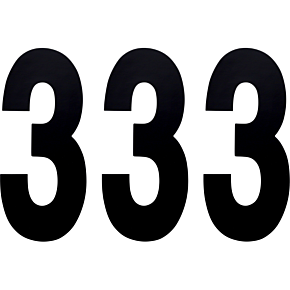 FX Number 3 -Black - 8" 02-4473