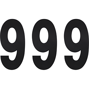 FX Number 9 - Black - 6" 02-4459