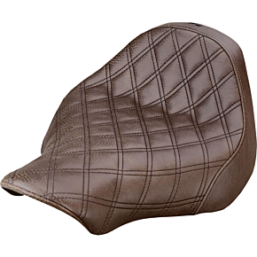 Saddlemen Renegade Seat - Lattice Stitched - Brown - FXSB