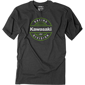 Kawasaki Division T-Shirt - Heather Charcoal - Medium 25-87102