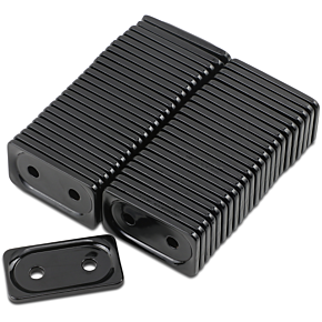 Support Plates - Black - Double - 48 Pack ADG-3810-48