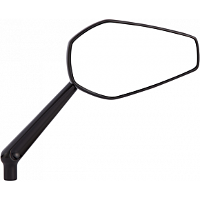 Mirror - Mini/Stocker - Side View - Hexagon - Black - Left 13-156