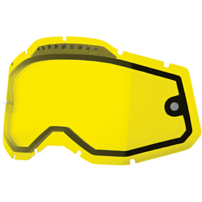 Accuri 2/Racecraft 2/Strata 2 Dual Lens - Vented - Yellow 59082-00003