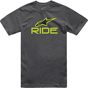 Ride 4.0 T-Shirt - Charcoal/Lime/Black - XL 1214-73112-1845-XL