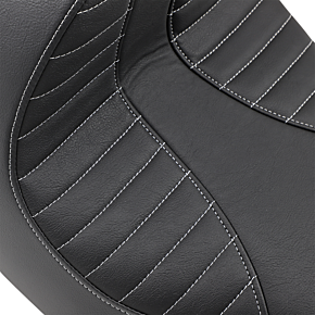 EZ-Solo Seat - Scorpion Stitch - Silver Thread - Vinyl - FXBR/S 0802-1273