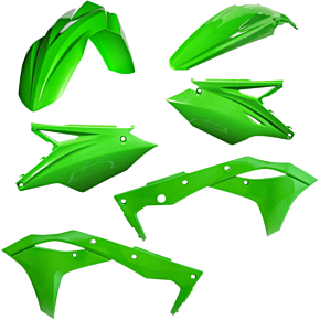 Acerbis Plastic Body Kit - Fluorescent Green - KX250F