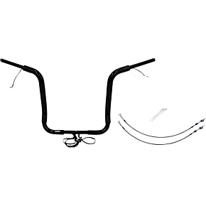 Fat Baggers Inc Handlebar Kit - Pointed Top - 16" - Black 801516-B