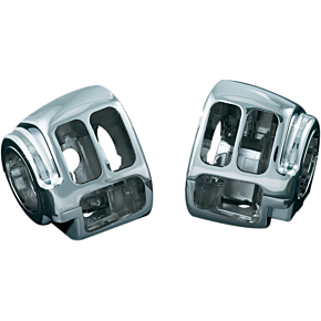 Kuryakyn Chrome Switch Box Housing Cover for Street/FXD