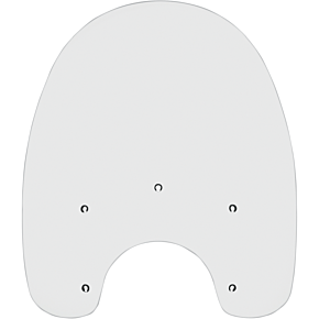 Memphis Shades Replacement Shield - 19" - Clear - FLS MEP6370