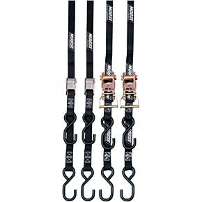 Moose Racing Tie-Down - Black - Quad Pack