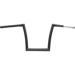 Todds Cycle Handlebar - Strip - Fat Bobber - 1-1/4" - 12" Rise - Flat Black 0601-2807