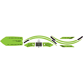 Graphics Kit for Tazer MX - Green 10-80-100-GR