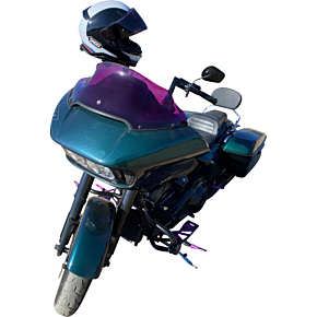 Kolor Flare™ Sport Windshield - 9" - Purple - FLTR KWW-01-0673
