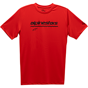 Tech Line Up Performance T-Shirt - Red - Medium 12117380030M
