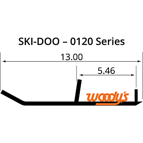 Mini Sled Runner  - Standard - 4" - 60° RUS-0120