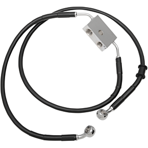 Brake Line - Front - +8" - Black - XL 1741-5309