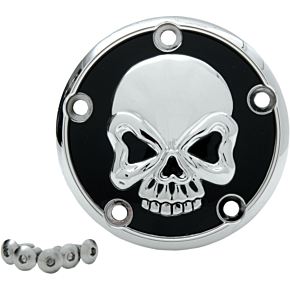 Point Cover - Skull Chrome - 5 Hole 0940-1179