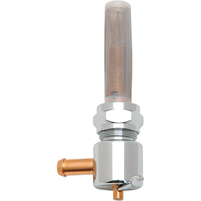 Rear Round Petcock - Chrome 0705-0117